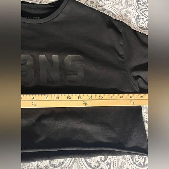 Alphalete PBNS Athletic Black Crop Top Small - Picture 5 of 8